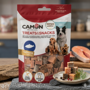 Friandises Saumonéa™ – Cubes de Saumon Naturels