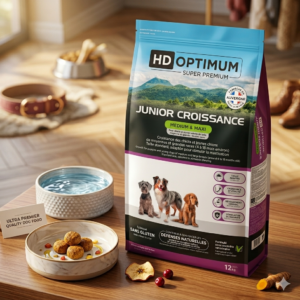 Croquettes Chiot Moyennes & Grandes Races – HD Optimum Professionnel Junior Croissance (3 kg / 12 kg)