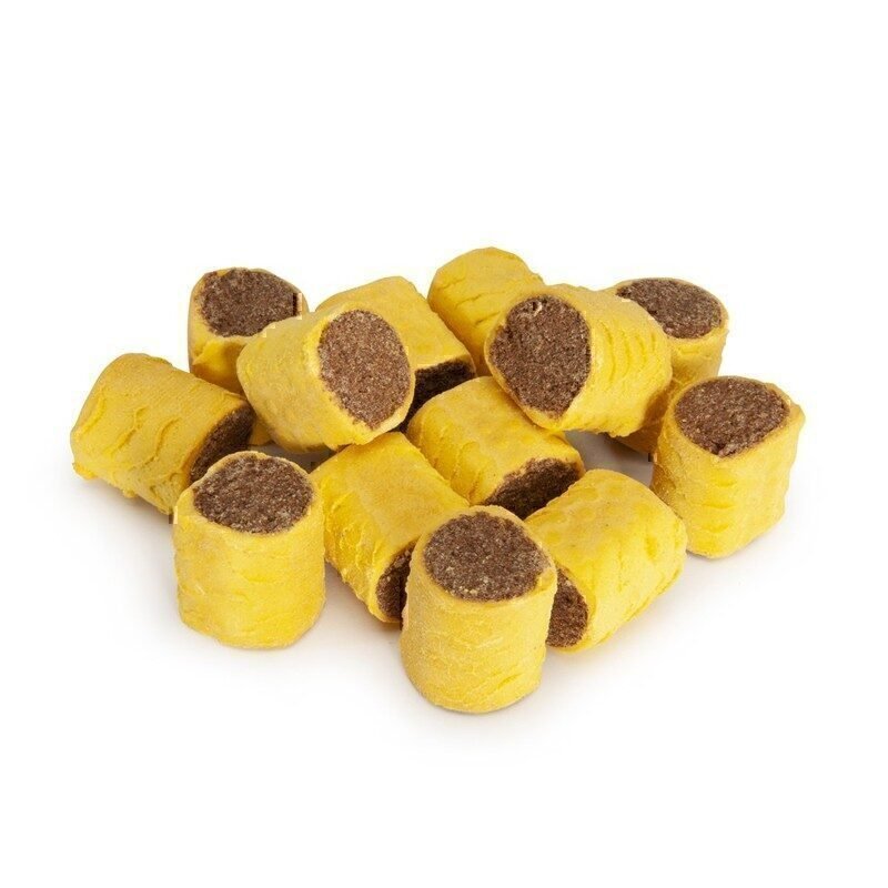 Biscuits Fourrés à la Volaille pour Chien – Friandises Croquantes Vrac 500g