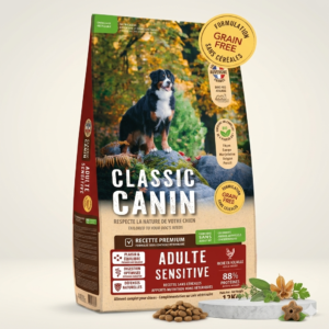 Croquettes Chien Sans Céréales Volaille – Classic Canin Adulte Moyennes & Grandes Races 12kg