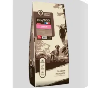 Croquettes Chiot & Chien Junior – Croq’Dog Junior 30/16 – Croissance & Vitalité 20 kg