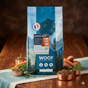 Croquettes Chien Actif Toutes Races – WOOF Adulte Actif 4 kg / 14 kg