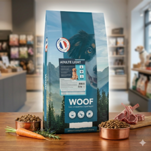 Croquettes Chien Light – Contrôle du Poids – WOOF Adulte Light (4kg / 14kg)